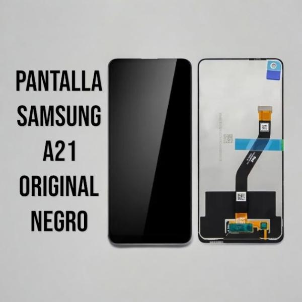 Pantalla Samsung A21 Original Negro