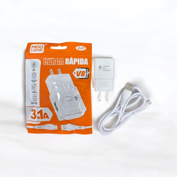 Cargador Bolsa MOQ-LONIE LON-V8 15W