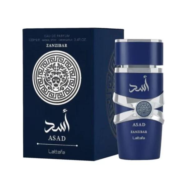 Perfume Lattafa 100ml Asad Blue Zanzibar