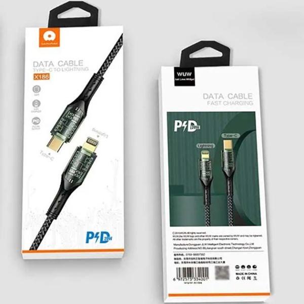 Cable WUW X-186 Tipo-C a Lighting 1m
