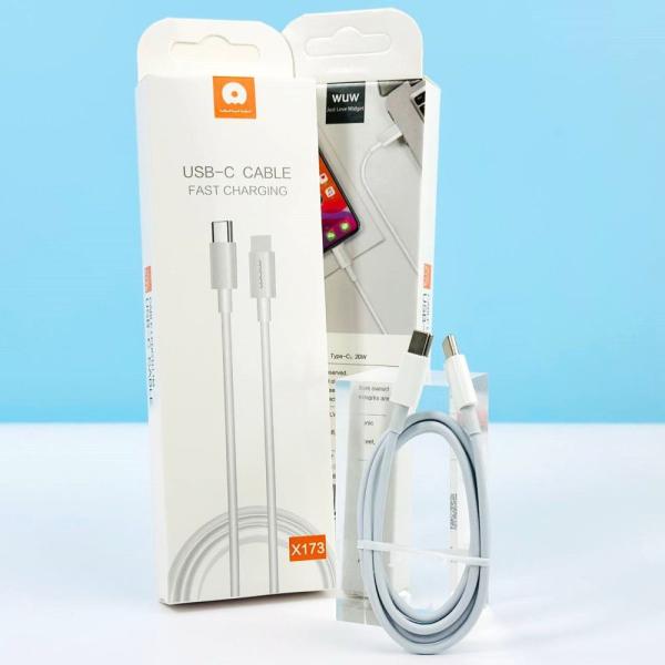 Cable WUW X-173 Tipo-C a Tipo-C 1m