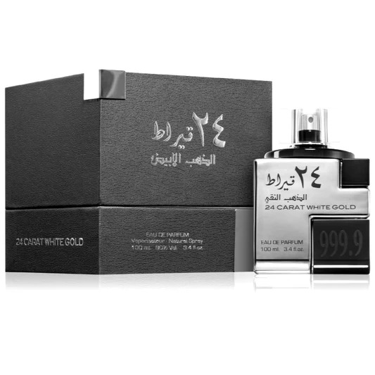 Perfume Lattafa 24 Carat White Gold EAU Parfum 100ml