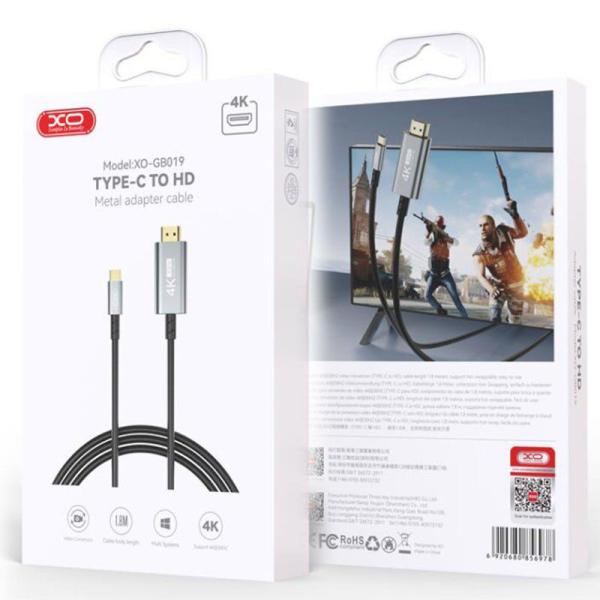 Cable XO Tipo-C a HDMI XO-GB019