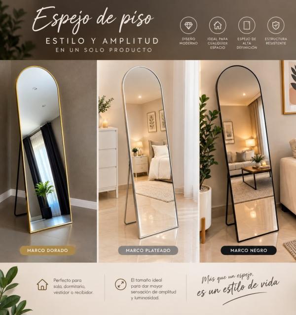 Espejo Redondo 157x47