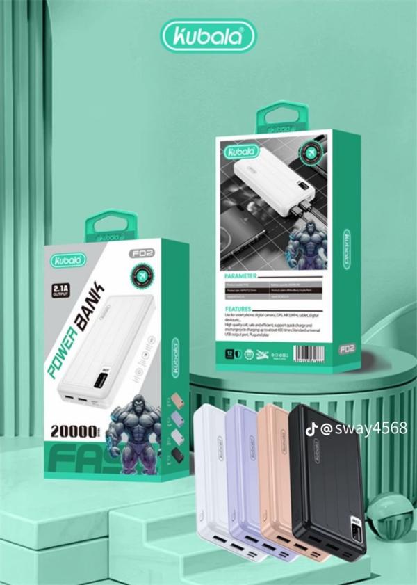 Power Bank Kubala 20000mAh F02