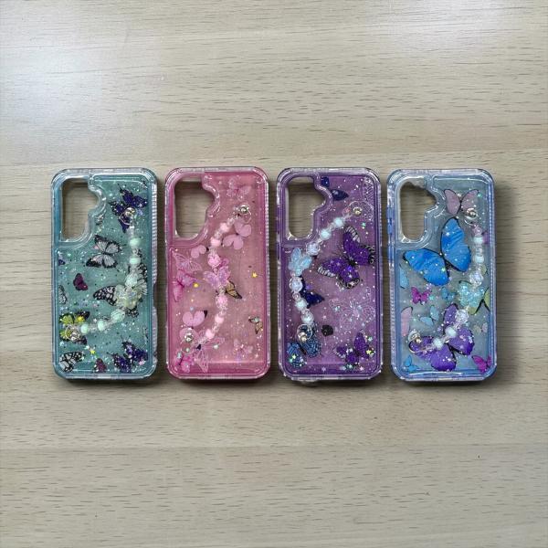 Estuche Creative 2 en 1 Mariposa con Correa Samsung A56