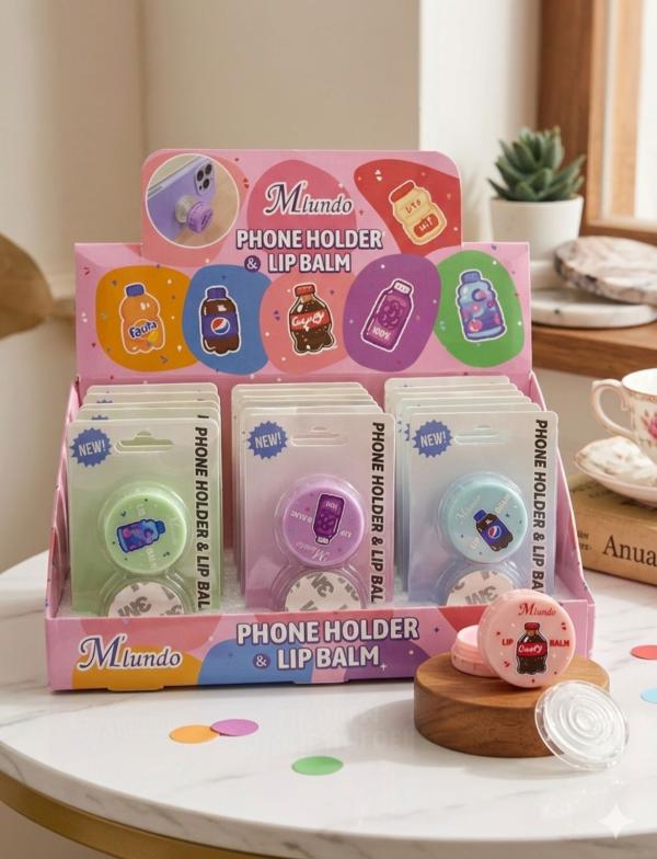 Pop Socket + Lip Balm