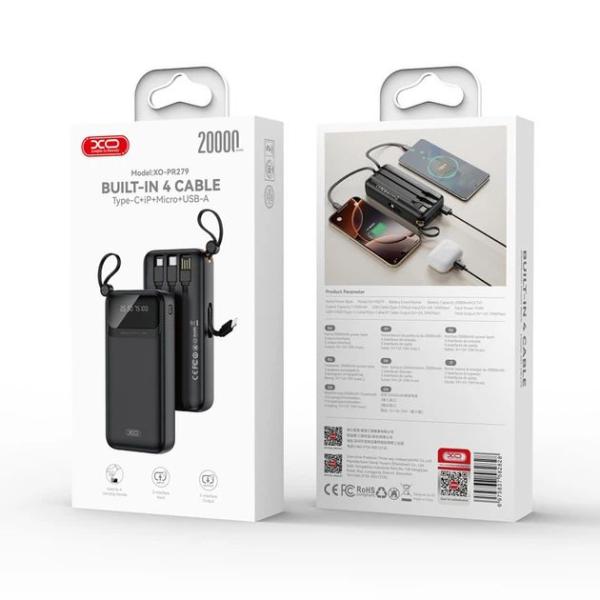 Power Bank 20000mAh XO-PR279