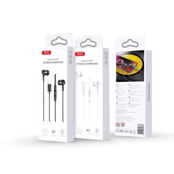 Audífono Cable Tipo-C XO-EP81