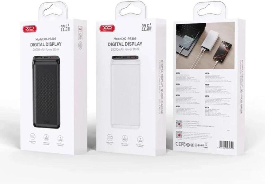 Power Bank 20000mAh XO-PB309