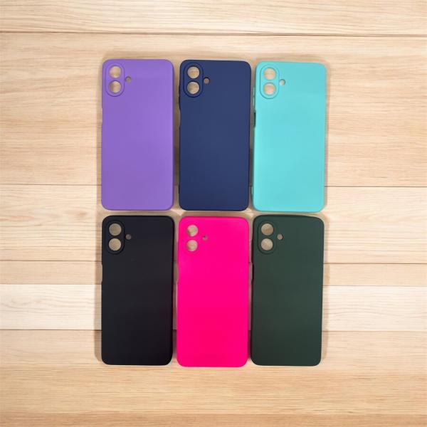 Estuches Liso Nanosilicon con Protector de Camara